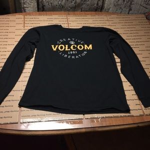 Volcom long sleeve shirt black large men’s